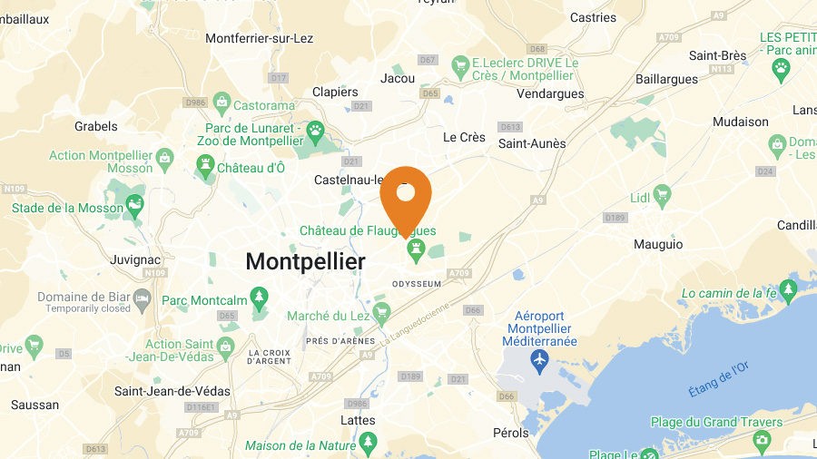 Map - Ivalua Office - EMEA - France - Montpellier